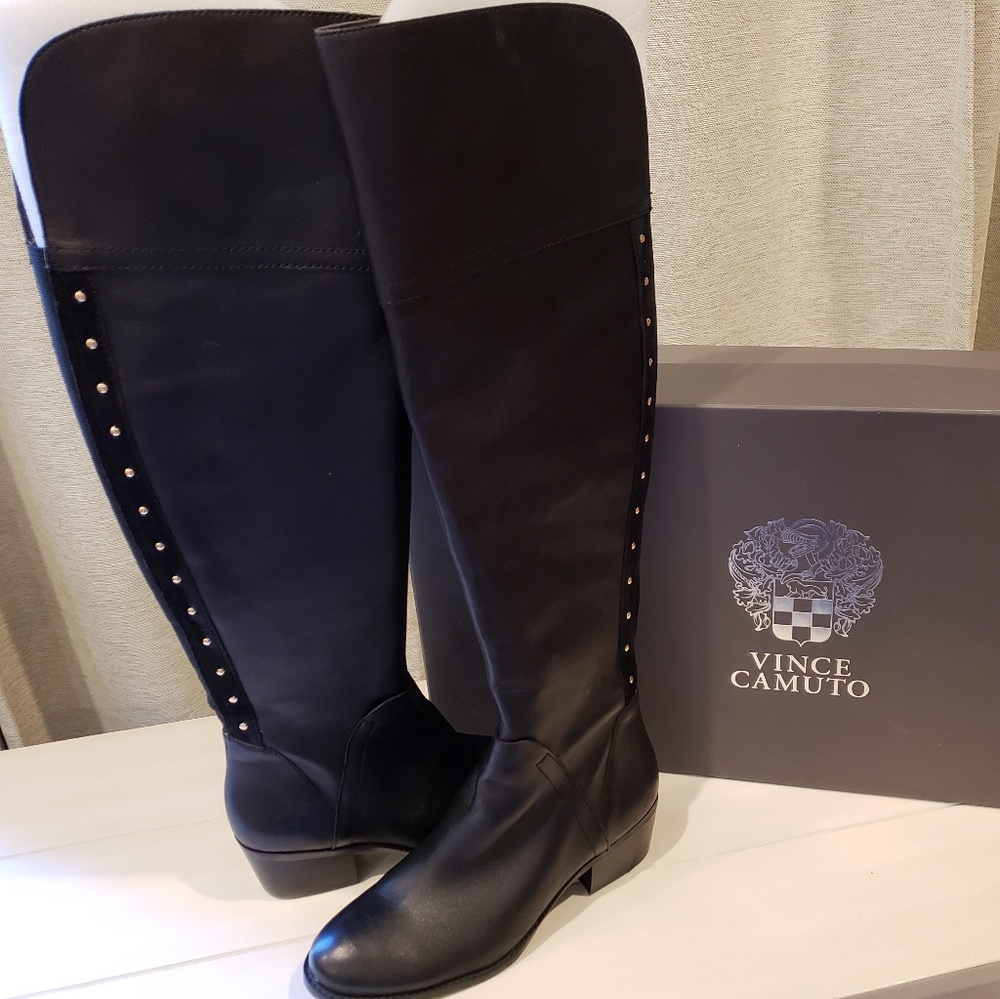 Vince Camuto Briella Over-the-Knee Leather Boots